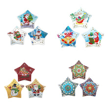 Charger l'image dans la galerie, 3 pièces/ensemble diamant peinture arbre de noël led lumières suspendues