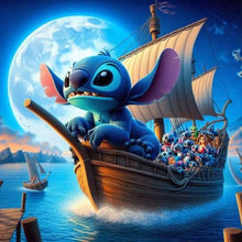 Charger l'image dans la galerie, Stitch- Peinture au diamant-30x30cm