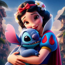 Charger l'image dans la galerie, Stitch- Peinture au diamant-30x30cm