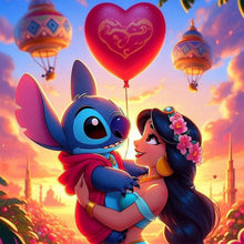 Charger l'image dans la galerie, Stitch- Peinture au diamant-30x30cm