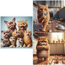 Charger l'image dans la galerie, Chat- Diamond Painting-30x30cm