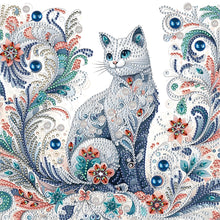 Charger l'image dans la galerie, Cat-Partial Spécial Diamond Painting-30x30cm