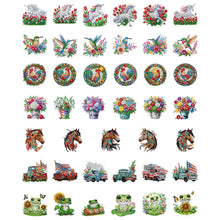 Charger l'image dans la galerie, Réfrigérateur aimanté peinture animal-diamant