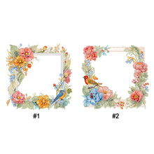 Charger l'image dans la galerie, Cadre photo fleurs et oiseaux-diamant