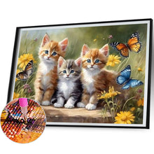 Charger l'image dans la galerie, Chat-Square Peinture au diamant-40x30cm