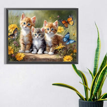 Charger l'image dans la galerie, Chat-Square Peinture au diamant-40x30cm