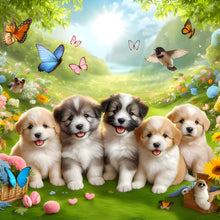 Charger l'image dans la galerie, Chien- Round Diamond Painting-30x30cm