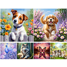 Charger l'image dans la galerie, Chien- Round Diamond Painting-30x30cm