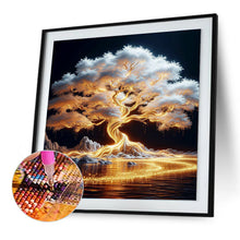 Charger l'image dans la galerie, Arbre d'or- Round Diamond Painting-40x40cm