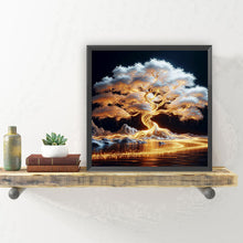 Charger l'image dans la galerie, Arbre d'or- Round Diamond Painting-40x40cm