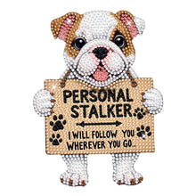 Charger l'image dans la galerie, Ornement de bureau en acrylique à diamant pour chat chien et perceuse à tête secouante