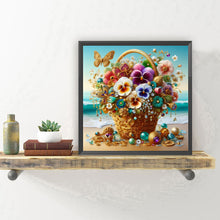 Charger l'image dans la galerie, Magnifiques paniers de fleurs-complet Diamond Painting-30x30cm