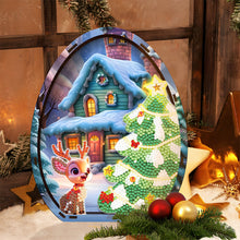 Charger l'image dans la galerie, Noël-Ornements combinés tridimensionnels Ornements en bois