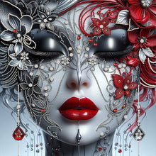 Charger l'image dans la galerie, Dame-Partielle Special Diamond Painting-40x40cm