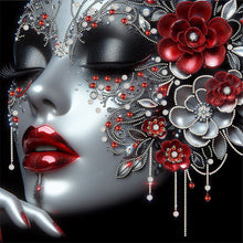 Charger l'image dans la galerie, Dame-Partielle Special Diamond Painting-40x40cm