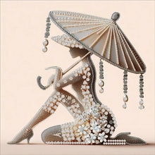 Charger l'image dans la galerie, Dame-Partielle Special Diamond Painting-40x40cm
