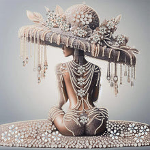 Charger l'image dans la galerie, Dame-Partielle Special Diamond Painting-40x40cm