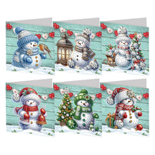 Charger l'image dans la galerie, 6Pcs/Set Noël-Diamond Greeting Cards