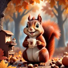 Charger l'image dans la galerie, Écureuil- Round Diamond Painting-30x30cm