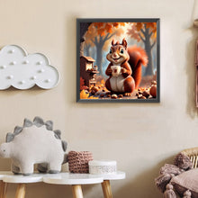 Charger l'image dans la galerie, Écureuil- Round Diamond Painting-30x30cm