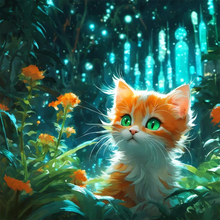 Charger l'image dans la galerie, Chat -Diamond painting 30*30