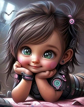 Charger l'image dans la galerie, (Multi-Taille Rond / Carré) Poupée de Dessin Animé-DP