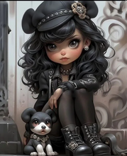 Charger l'image dans la galerie, (Multi-Taille Rond / Carré) Poupée de Dessin Animé-DP