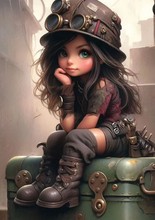 Charger l'image dans la galerie, (Multi-Taille Rond / Carré) Poupée de Dessin Animé-DP