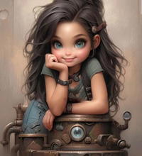 Charger l'image dans la galerie, (Multi-Taille Rond / Carré) Poupée de Dessin Animé-DP