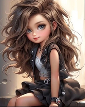 Charger l'image dans la galerie, (Multi-Taille Rond / Carré) Poupée de Dessin Animé-DP