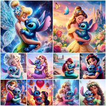 Charger l'image dans la galerie, Stitch- Peinture au diamant-30x30cm