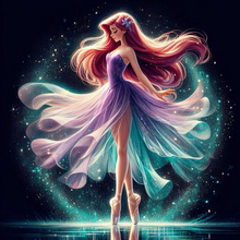 Charger l'image dans la galerie, Ballet Fairy Diamond Painting-40x40cm