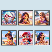 Charger l'image dans la galerie, (Plusieurs styles) Princesse Disney Complet Diamond Painting 40*40