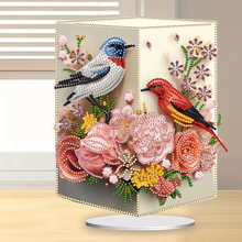 Charger l'image dans la galerie, DIY Vase à fleurs et à oiseaux Diamond Painting Ornaments