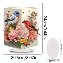 Charger l'image dans la galerie, DIY Vase à fleurs et à oiseaux Diamond Painting Ornaments