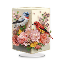 Charger l'image dans la galerie, DIY Vase à fleurs et à oiseaux Diamond Painting Ornaments