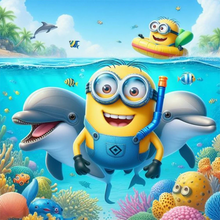 Charger l'image dans la galerie, (Plusieurs styles) Minions -Diamond painting