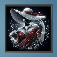 Charger l'image dans la galerie, Dame élégantea - Full Drill Diamond Painting 40*40cm
