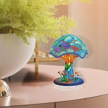 Charger l'image dans la galerie, Champignon-Perceuse Ornement De Bureau En Diamant Avec Bande Lumineuse