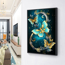 Charger l'image dans la galerie, Peinture au diamant rond complet - Papillon
