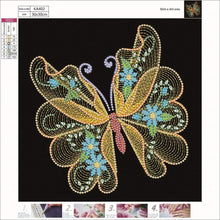 Charger l'image dans la galerie, Papillon-Cristal Strass Diamant Peinture (30*30CM)