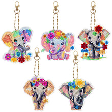 Charger l'image dans la galerie, 5/6Pcs/Set-Animal-Double Side Drill-Diamond Keychain