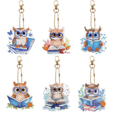 Charger l'image dans la galerie, 5/6Pcs/Set-Animal-Double Side Drill-Diamond Keychain