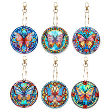 Charger l'image dans la galerie, 5/6Pcs/Set-Animal-Double Side Drill-Diamond Keychain