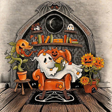 Charger l'image dans la galerie, Halloween-Peinture diamant ronde complète-30x30cm