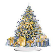 Charger l'image dans la galerie, Arbre de Noël-Perceuse simple face-Ornement de bureau en bois diamant