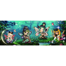 Charger l'image dans la galerie, Peinture diamant ronde elfe-80x30cm-grande taille