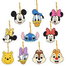 Charger l'image dans la galerie, Dessin animé-Pendentif diamant foret simple face