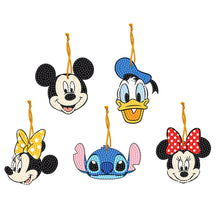 Charger l'image dans la galerie, Dessin animé-Pendentif diamant foret simple face