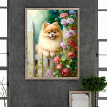Charger l'image dans la galerie, Dog-complet Round peinture au diamant-30x40cm